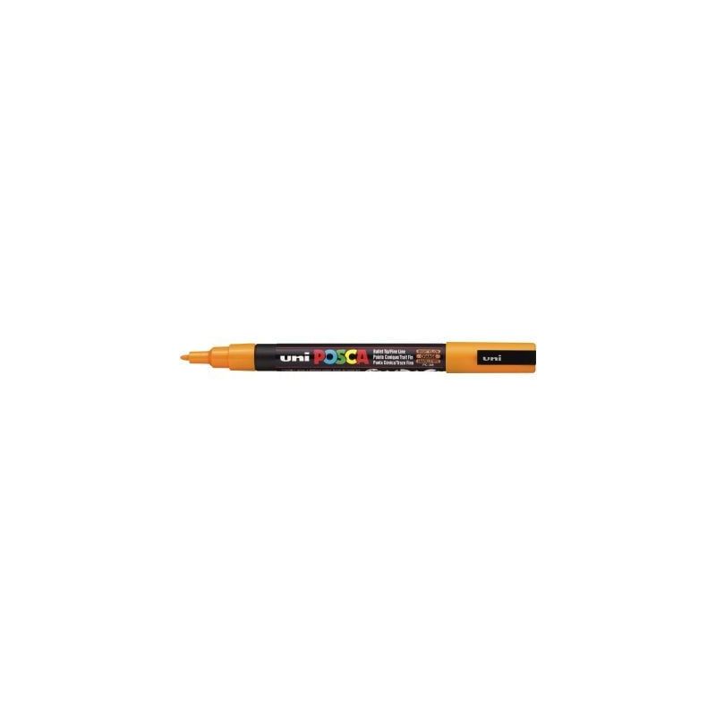 Achetez Marqueur pointe fine conique orange PC3M O POSCA UNIBALL pas cher sur Ma Rentrée Scolaire