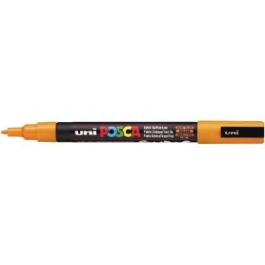 Achetez Marqueur pointe fine conique orange PC3M O POSCA UNIBALL pas cher sur Ma Rentrée Scolaire