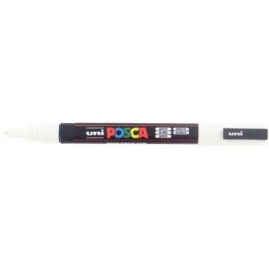 Achetez Marqueur pointe fine conique blanc PC3M BL POSCA UNIBALL pas cher sur Ma Rentrée Scolaire