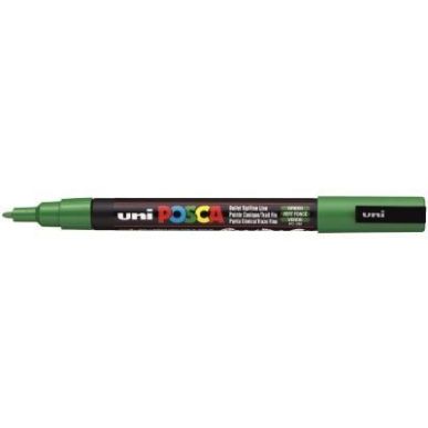 Achetez Marqueur pointe fine conique  vert foncé PC3M VF POSCA UNIBALL pas cher sur Ma Rentrée Sco..