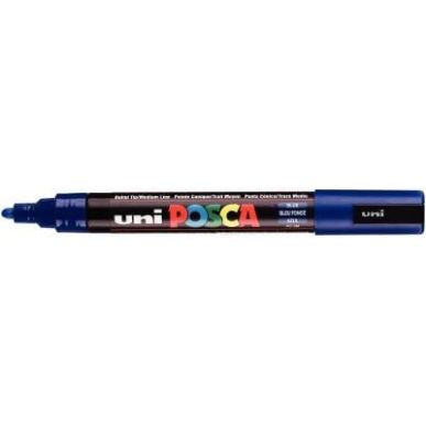 Achetez Marqueur pointe moyenne conique bleu foncé PC5M BF POSCA UNIBALL pas cher sur Ma Rentrée S..