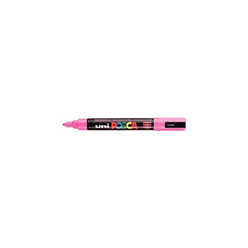 Achetez Marqueur pointe moyenne conique rose PC5M RE POSCA UNIBALL pas cher sur Ma Rentrée Scolaire