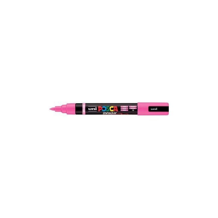 Marqueur Posca pointe moyenne Brush rose clair PC5BR RE POSCA UNIBALL