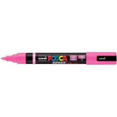 Achetez Marqueur Posca pointe moyenne Brush rose clair PC5BR RE POSCA UNIBALL pas cher sur Ma Rentrî.