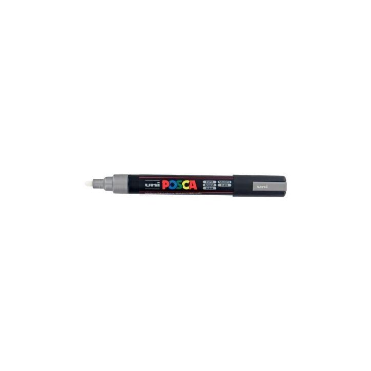 Marqueur pointe moyenne conique argent PC5M AR POSCA UNIBALL