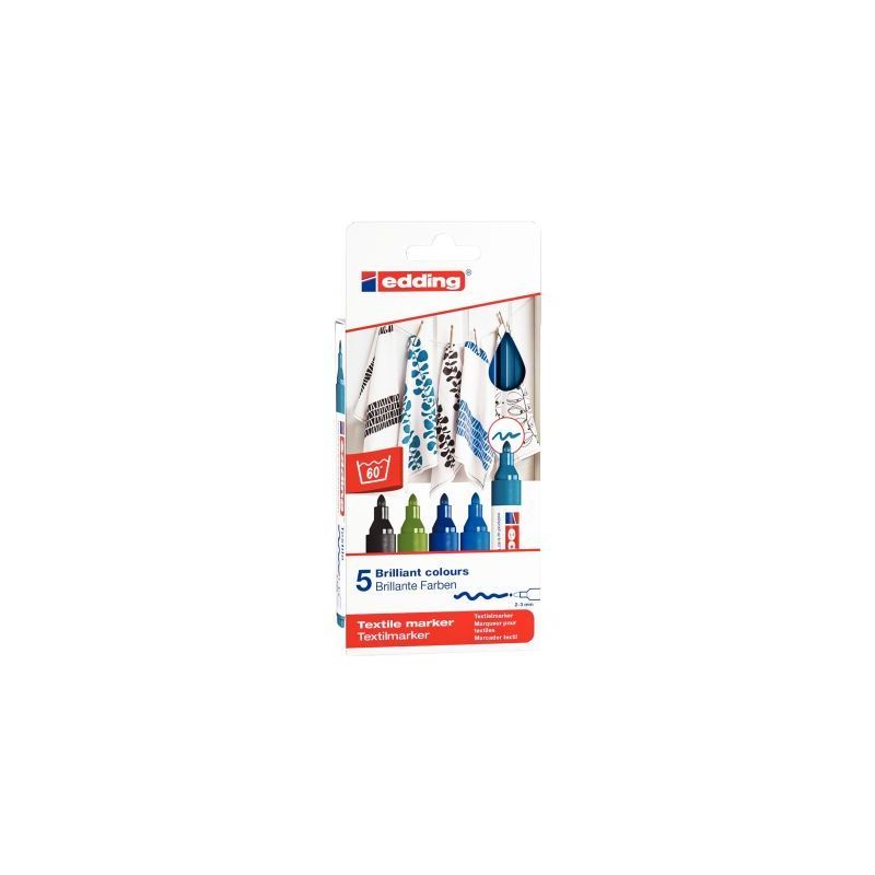 Achetez Boîte de 5 marqueurs textile E-4500 froides 4-4500-5099 EDDING pas cher sur Ma Rentrée Sco.. Achetez Boîte de 5 marqueurs textile E-4500 froides 4-4500-5099 EDDING pas cher sur Ma Rentrée Sco..