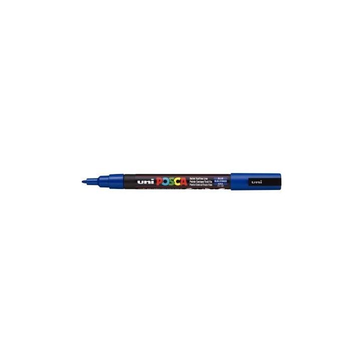 Marqueur pointe fine conique  bleu foncé PC3M BF POSCA UNIBALL