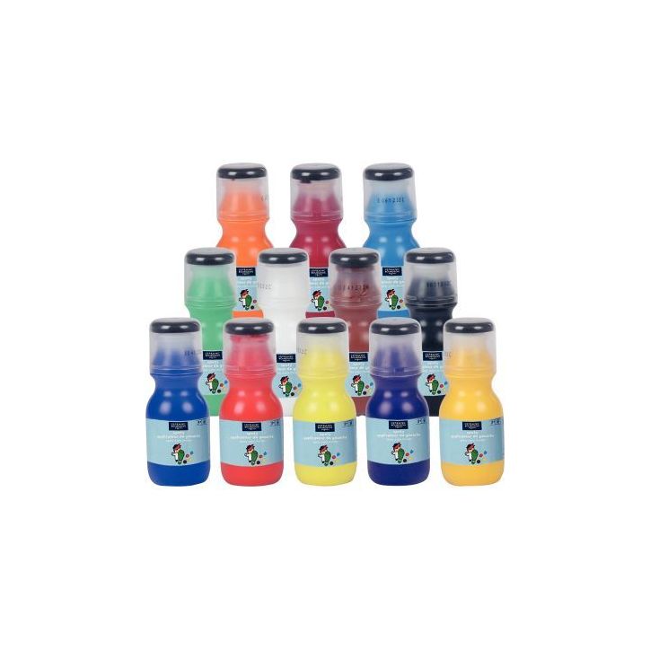 Assortiment de 12 applicateurs de gouache liquide SPOTY 70ml, couleurs assorties 188374 SPOTY LEFRANC & BOURGE(...)