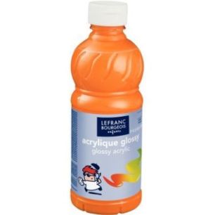 Achetez Flacon 500ml d'acrylique Glossy Lefranc Bourgeois, jaune d'or 188301 COLOR AND  LEFRANC & BO..