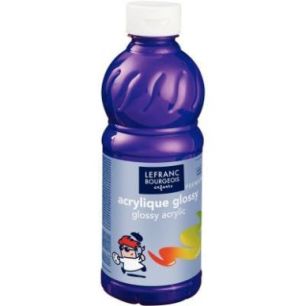 Achetez Flacon 500ml d'acrylique Glossy Lefranc Bourgeois, violet 188305 COLOR AND  LEFRANC & BOURGE..