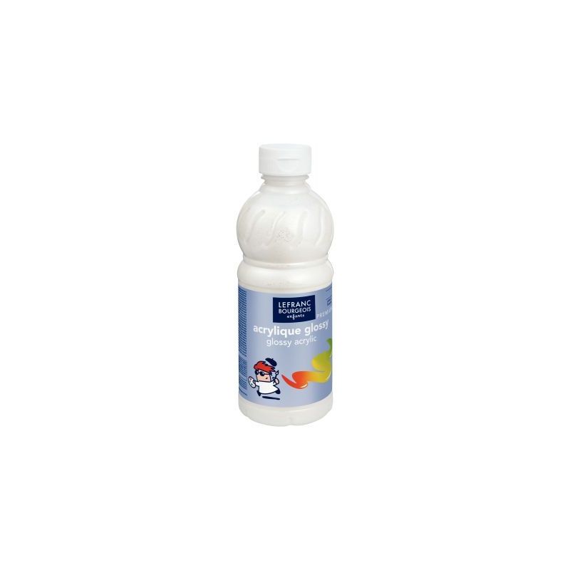 Achetez Flacon 500ml de vernis acrylique Glossy Lefranc Bourgeois, finition pailletée 188150 COLOR ..