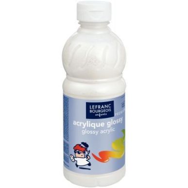 Achetez Flacon 500ml de vernis acrylique Glossy Lefranc Bourgeois, finition pailletée 188150 COLOR ..