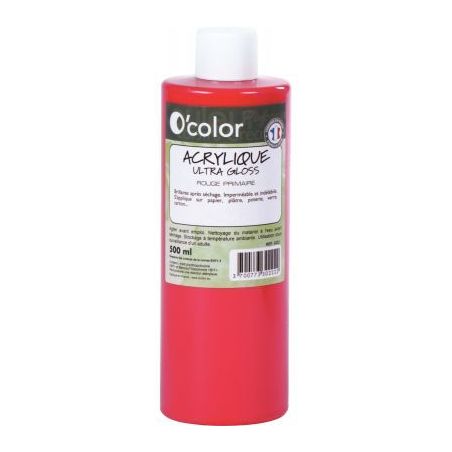 Achetez Flacon 500ml de peinture acrylique O'COLOR, magenta ACR500PETRP_00/28526 O'COLOR pas cher su..