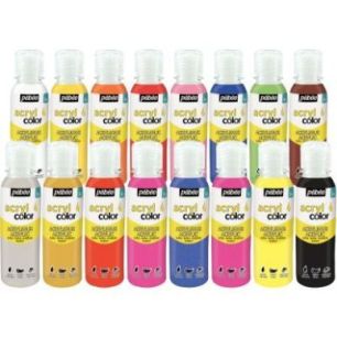 Achetez Kit découverte de 16 flacons 150 ml de peinture acrylique ACRYLCOLOR 364193 ACRYLCOLOR PEBE..