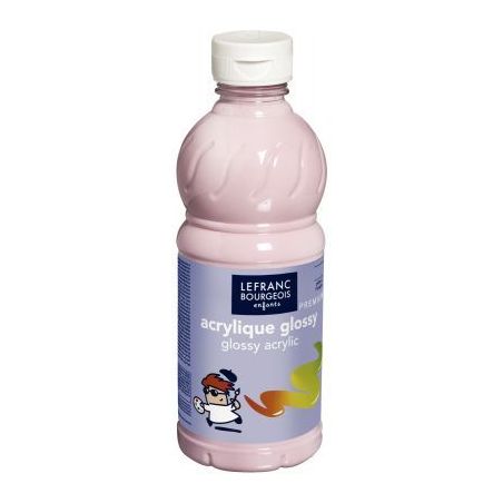 Achetez Flacon 500ml d'acrylique Glossy Lefranc Bourgeois, rose bonbon 188145 COLOR AND LEFRANC & B..