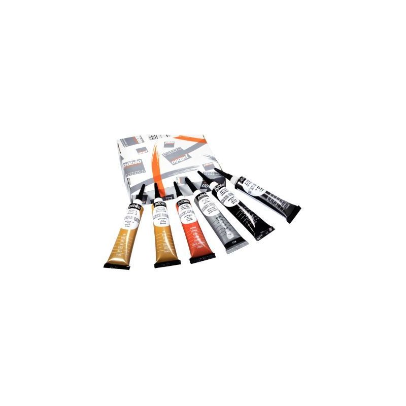Achetez Boîte de 6 tubes à canule cerne relief 20 ml. assortis : 2 or, noir, argent, cuivre, imit.. Achetez Boîte de 6 tubes à canule cerne relief 20 ml. assortis : 2 or, noir, argent, cuivre, imit..