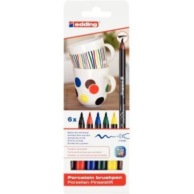Achetez Pochette de 6 feutres porcelaine céramique couleurs primaires 4-4200-6 EDDING pas cher sur ..