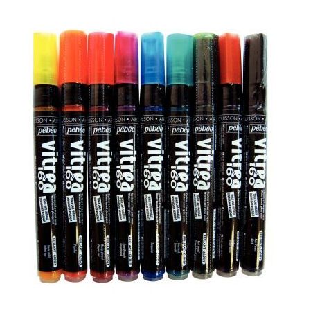 Achetez Pochette de 9 feutres à porcelaine, couleurs assorties 118100 PEBEO pas cher sur Ma Rentré..