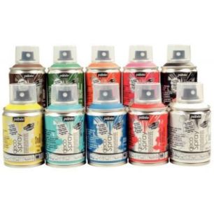 Achetez Lot de 10 sprays 100ml de peinture acrylique 093798 PEBEO pas cher sur Ma Rentrée Scolaire