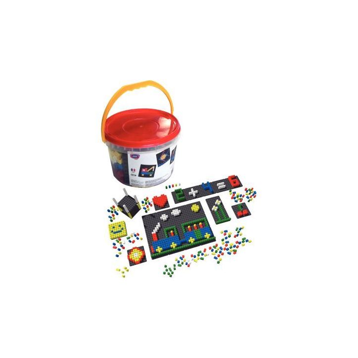 Seau de 812 pièces PIXEL COLOR + accessoires 84810