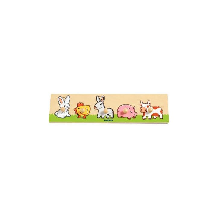 Encastrement 5 gros boutons, Farm'n'co DJ01116 DJECO