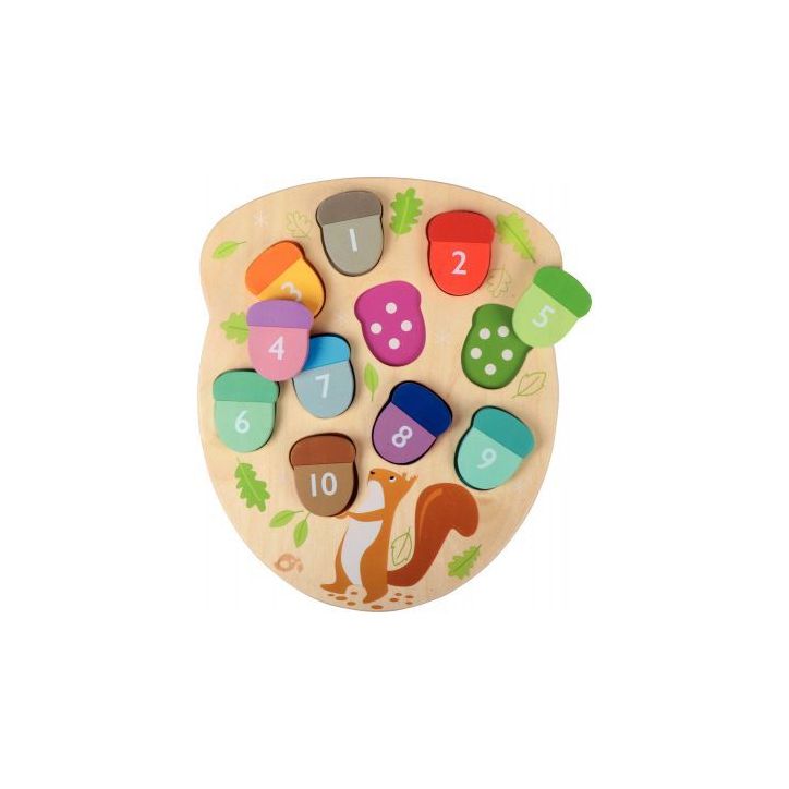 Encastrement en bois "Combien de glands ?" 4608415 TENDER LEA