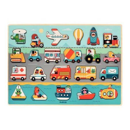 Achetez Puzzlo Vroom DJ01831 DJECO pas cher sur Ma Rentrée Scolaire