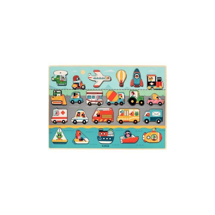 Puzzlo Vroom DJ01831 DJECO