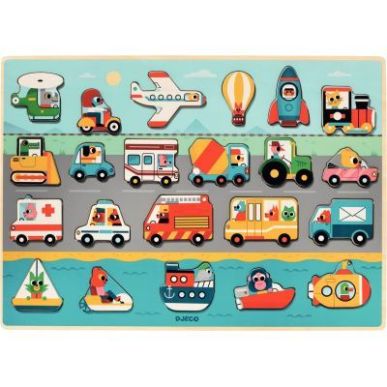 Achetez Puzzlo Vroom DJ01831 DJECO pas cher sur Ma Rentrée Scolaire