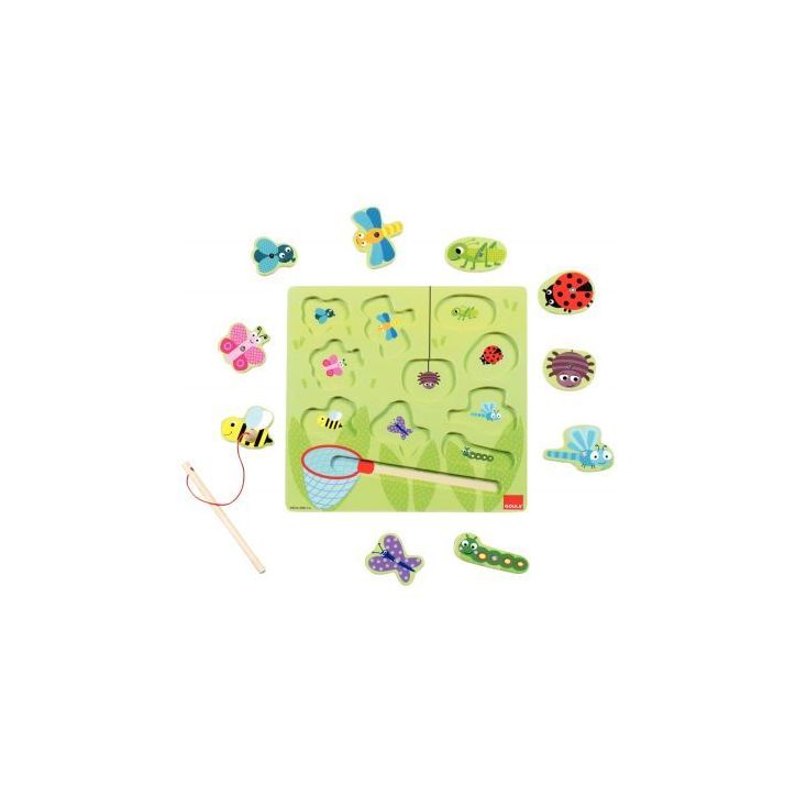 Encastrement en bois 10 pièces, la chasse aux insectes 53134 GOULA