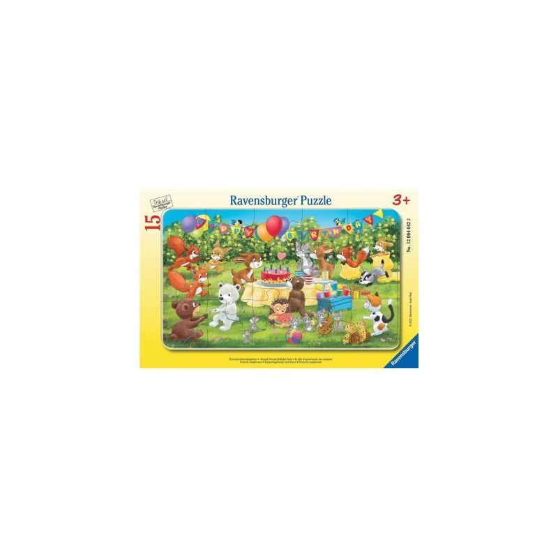 Achetez Puzzle à cadre 15 pièces, la fête d'anniversaire des animaux 12004042 RAVENSBURGER pas ch.. Achetez Puzzle à cadre 15 pièces, la fête d'anniversaire des animaux 12004042 RAVENSBURGER pas ch..