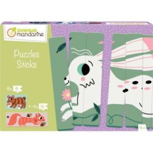 Achetez Boite de 12 puzzles sticks, la forêt PU027C AVENUE MAN pas cher sur Ma Rentrée Scolaire