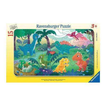 Achetez Puzzle à cadre 15 pièces, les petits dinosaures 12000856 RAVENSBURGER pas cher sur Ma Rent..
