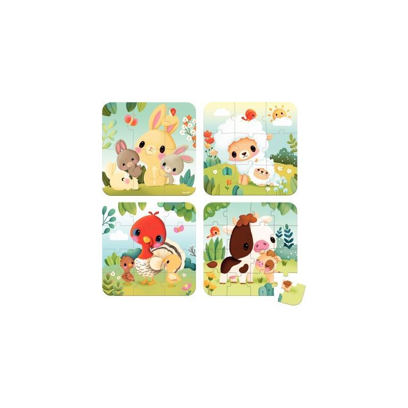 Achetez Boite de 4 puzzles progressifs, les animaux de la ferme J03319 JANOD pas cher sur Ma Rentré.. Achetez Boite de 4 puzzles progressifs, les animaux de la ferme J03319 JANOD pas cher sur Ma Rentré..