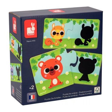 Achetez Boite de 12 puzzles duo, les ombres J02701 JANOD pas cher sur Ma Rentrée Scolaire
