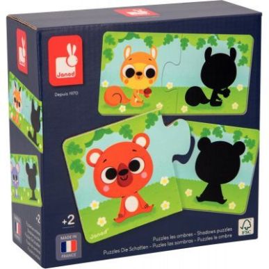 Achetez Boite de 12 puzzles duo, les ombres J02701 JANOD pas cher sur Ma Rentrée Scolaire
