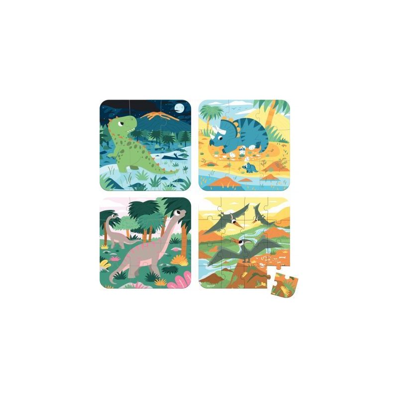 Achetez Boite de 4 puzzles progressifs, les dinosaures J02541 JANOD pas cher sur Ma Rentrée Scolair.. Achetez Boite de 4 puzzles progressifs, les dinosaures J02541 JANOD pas cher sur Ma Rentrée Scolair..