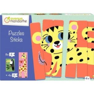 Achetez Boite de 12 puzzles sticks, la savane PU026C AVENUE MAN pas cher sur Ma Rentrée Scolaire