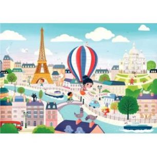 Achetez Puzzle en bois d'environ 12 pièces, vue de Paris K1221-12 PUZZLE MIC pas cher sur Ma Rentrî.