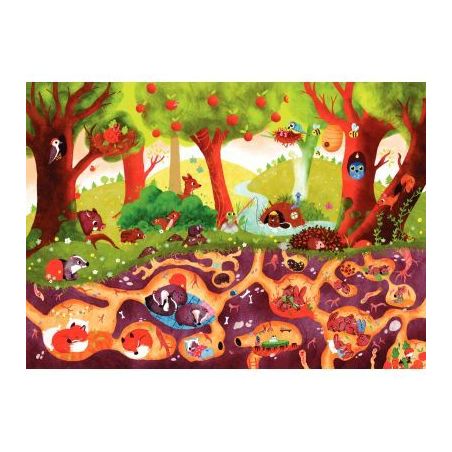 Achetez Puzzle en bois d'environ 24 pièces, terriers K1223-24 PUZZLE MIC pas cher sur Ma Rentrée S..