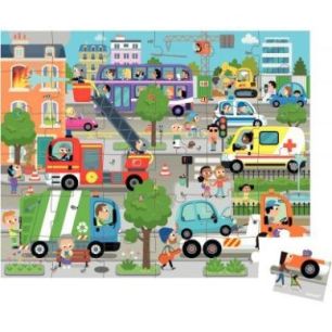 Achetez Puzzle 36 pièces la ville J02644 pas cher sur Ma Rentrée Scolaire