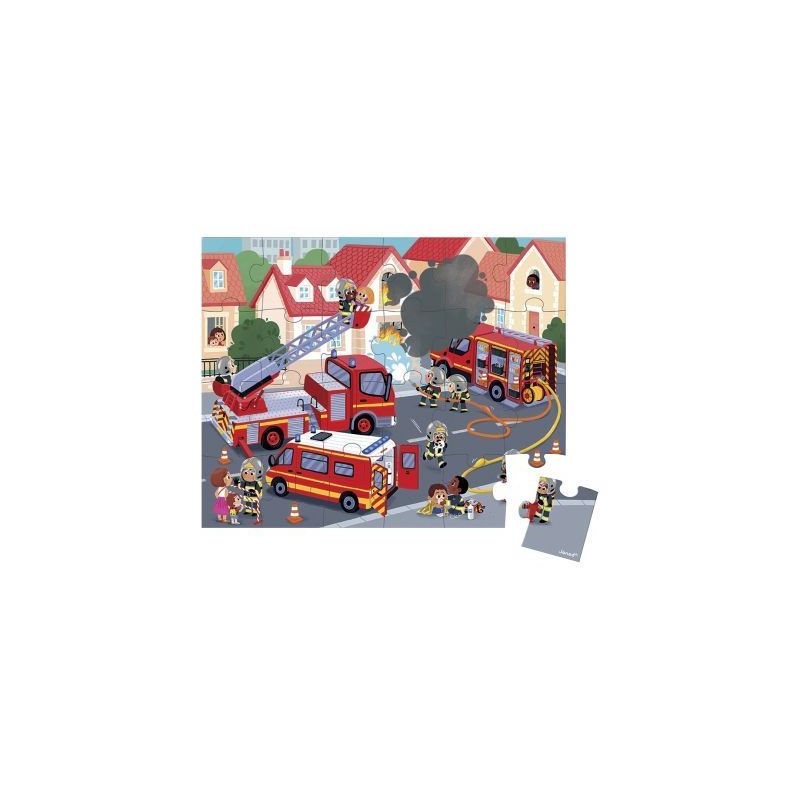 Achetez Puzzle 24 pièces les pompiers J02605 JANOD pas cher sur Ma Rentrée Scolaire