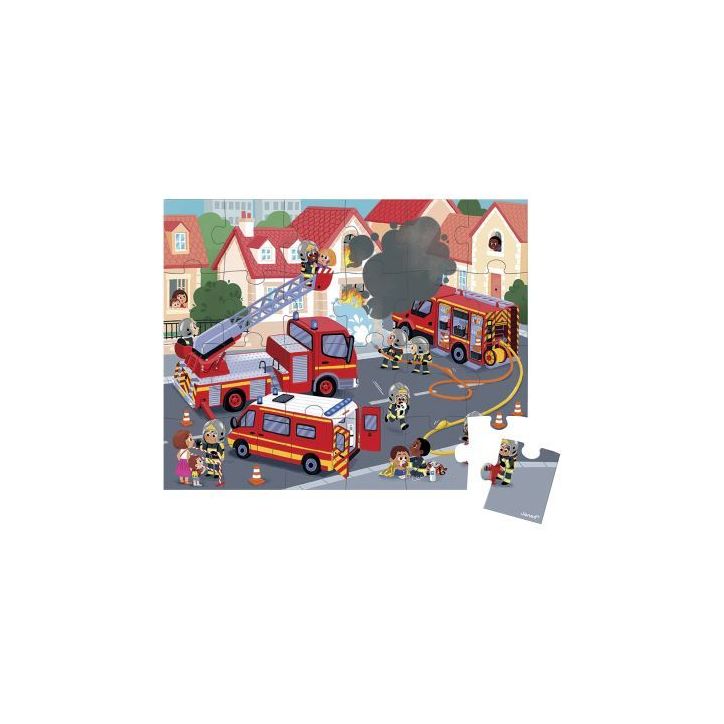Puzzle 24 pièces les pompiers J02605 JANOD