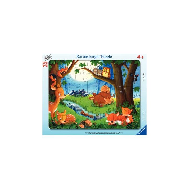 Puzzle à cadre 35 pièces, les animaux de la forêt 00005146 RAVENSBURGER