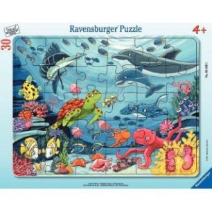 Achetez Puzzle à  cadre de 30 pièces, au fond de la mer 00005566 RAVENSBURGER pas cher sur Ma Ren..