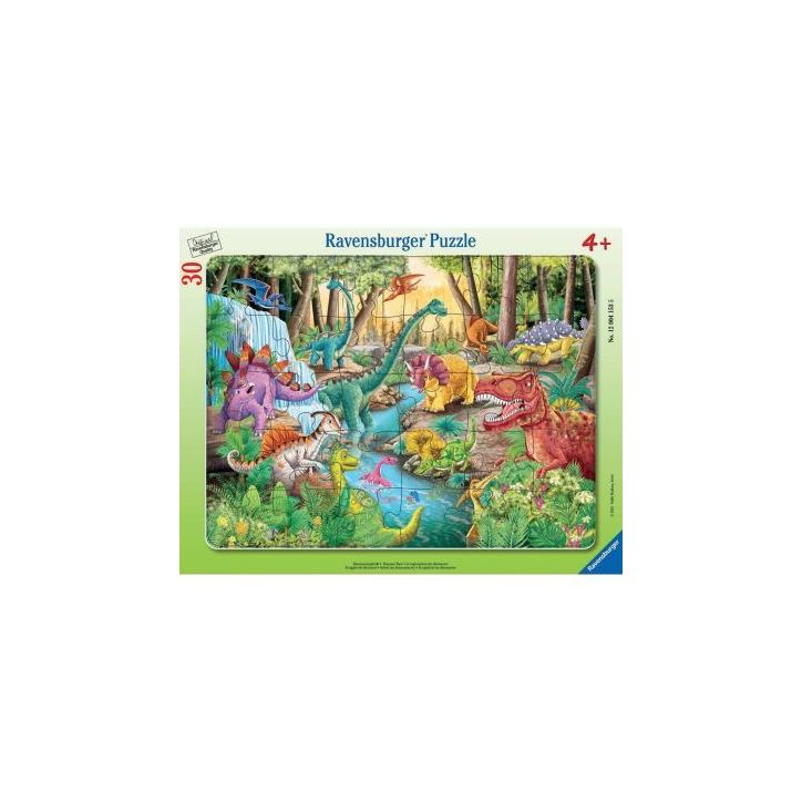 Puzzle à cadre de 30 pièces, les dinosaures 12004153 RAVENSBURGER