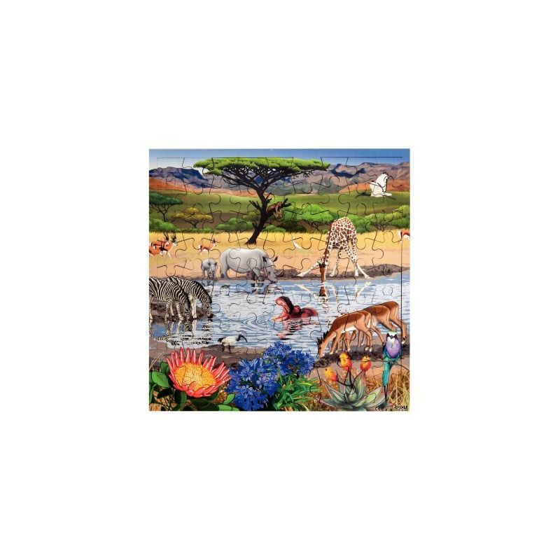 Achetez Puzzle de 81 pièces en bois, la savane africaine 2203502 pas cher sur Ma Rentrée Scolaire Achetez Puzzle de 81 pièces en bois, la savane africaine 2203502 pas cher sur Ma Rentrée Scolaire
