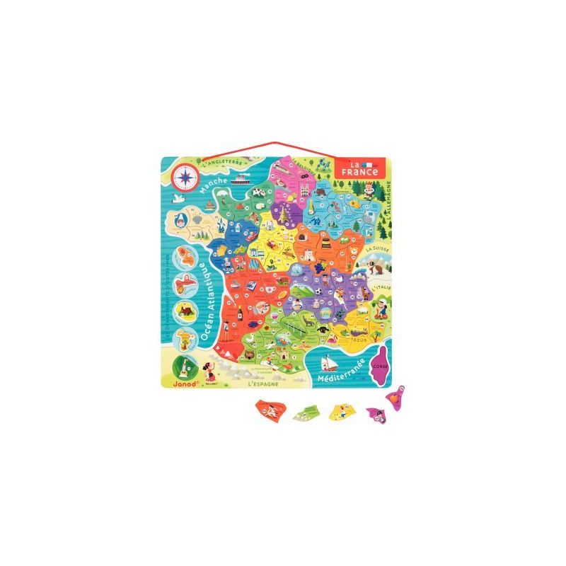 Achetez Puzzle magnétique en bois LA FRANCE, 93 pièces J05480 pas cher sur Ma Rentrée Scolaire Achetez Puzzle magnétique en bois LA FRANCE, 93 pièces J05480 pas cher sur Ma Rentrée Scolaire