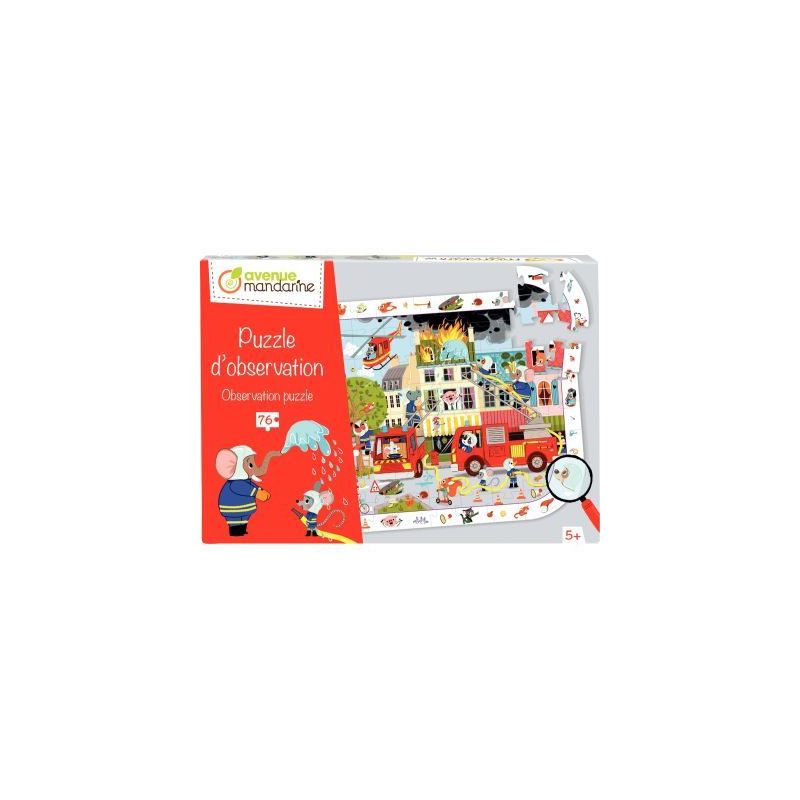 Achetez Puzzle d'observation 76 pièces, les pompiers PU022C AVENUE MAN CLAIREFONTAINE pas cher sur .. Achetez Puzzle d'observation 76 pièces, les pompiers PU022C AVENUE MAN CLAIREFONTAINE pas cher sur ..