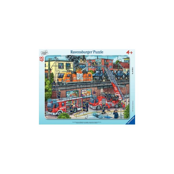Puzzle à cadre de 48 pièces, les pompiers 00005093 RAVENSBURGER